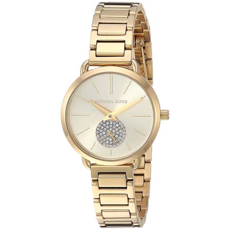 michael kors ladies portia gold tone watch|Michael Kors Women's Portia Gold.